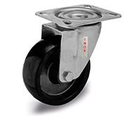RE.F7-SST-N-HT-Ruote monolitiche con supporto in acciaio INOX